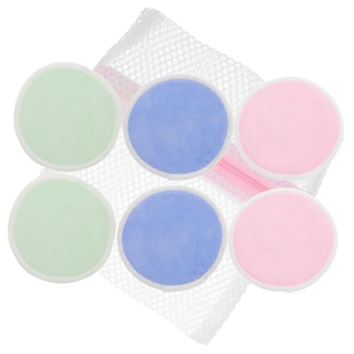 NIYANGLE 7stücke Teiliges Wiederverwendbares Gesichtspuff Aus Bambusfaser-make-up-entferner-pads Für Hautpflege Mit Aufbewahrungstasche Blau Grün NIYANGLE 7stücke Teiliges Wiederverwendbares Gesichtspuff Aus Bambusfaser-make-up-entferner-pads Für Hautpflege Mit Aufbewahrungstasche Blau Grün von NIYANGLE