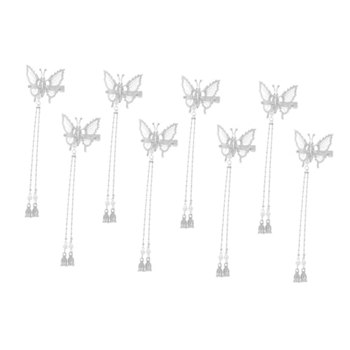 NIYANGLE 8stücke Schmetterlings-haarspangen Mit Quaste Metall-alligator-haarspangen Für Damen Und Mädchen Stilvolles Haar-accessoire Für Hochzeit Abschlussball Und Geburtstag von NIYANGLE