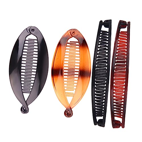 NIYANGLE 8Stücke Teiliges Bananenclip für Damen Ineinandergreifende Haarklammern und Kämme für Hochsteckfrisuren für Dickes Lockiges Haar Einfaches Styling von NIYANGLE