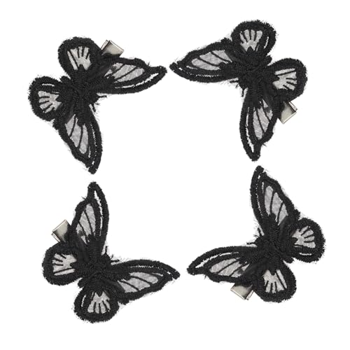 NIYANGLE 9paare Haarklammern Mit Schleifen Und Schmetterlings-haarclips Für Mädchen Für Hochzeiten Und Alltagslooks von NIYANGLE