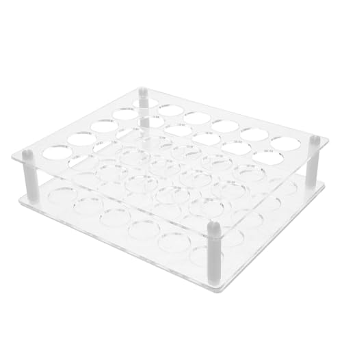 NIYANGLE Acryl-lippenstift-organizer Fächer Transparenter Halter Für Lipgloss Make-up-accessoires Schminktisch-organizer Für Kosmetika von NIYANGLE