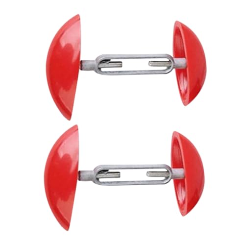 NIYANGLE Aluminium Schuhspanner für Damen High Heels Verstellbarer Lederschuh- Leichter Schuhformer zur Schmerzlinderung Passend für Enge Schuhe Rot von NIYANGLE