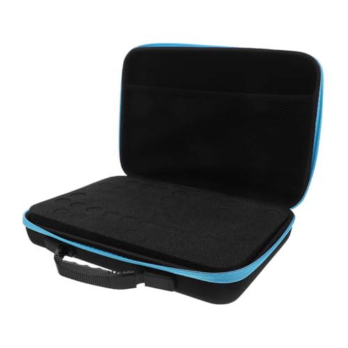 NIYANGLE Aufbewahrungsbeutel für ätherische Öle Organizer für ätherische Öle Öl Aufbewahrungsbeutel Oxford-Stoff Schwarz von NIYANGLE