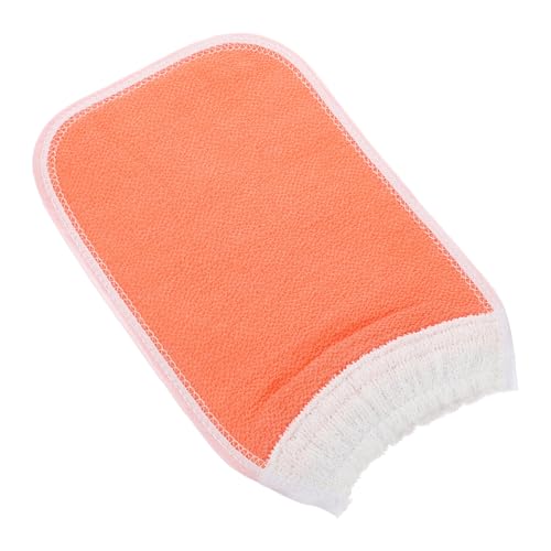 NIYANGLE Badehandschuhe schrubben Badeschrubber handschuhartige Waschhandtücher Badehandtücher Massagehandschuh für den Rücken Duschhandschuh Grau von NIYANGLE