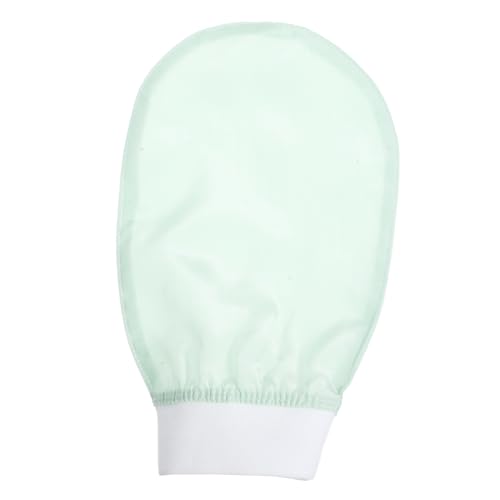 NIYANGLE Badetuch Reinigung entfernen waschen Peeling Peeling-Handschuhe Rosa Duschhandschuhe für den Körper Dusch-Peelinghandschuh Badehandschuh Die Seide Light Green von NIYANGLE