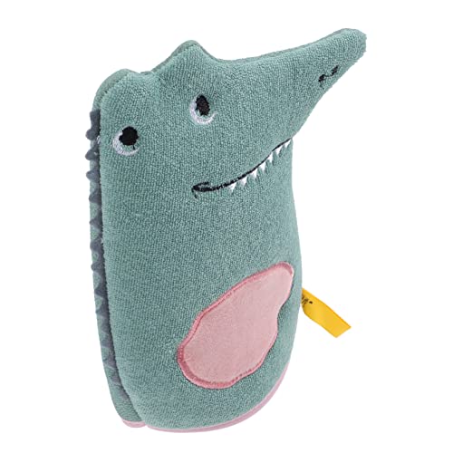 NIYANGLE Waschhandschuh Mit Cartoon-tierdesign Doppelseitige Badewäsche Für Kleinkinder Sanfter Peeling-handschuh Aus Weichem Material Für Neugeborene Und Junge Mädchen von NIYANGLE