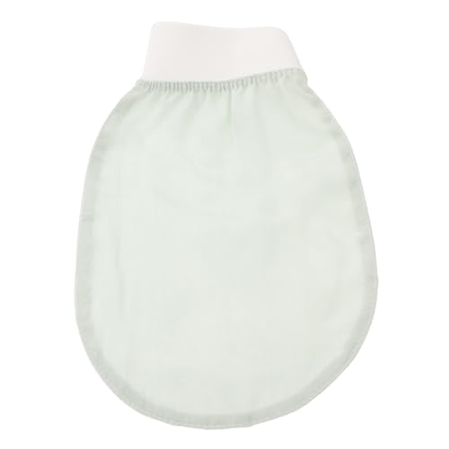 NIYANGLE Badewäscher für den Körper Peeling wiederverwendbar erste Duschschrubber Schrubben Fausthandschuh Pads Zurück reiben handschuhe Badetücher reiben Rayon Light Green von NIYANGLE