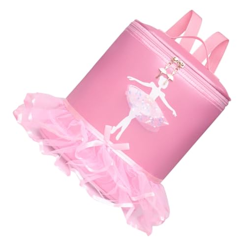 NIYANGLE Ballettrucksack Für Mädchen Hochwertiger Tanzrucksack Mit Verstellbarem Schultergurt Für Ballett-Schule Und Outdoor-aktivitäten Ausreichend Platz Für Ballettsachen von NIYANGLE