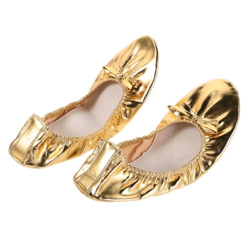 NIYANGLE Ballettschuhe Für Damen Mit Weicher Zehenpartie Für Bauchtanz Und Yoga Professionelle Geteilte Sohle Für Verbesserte Tanzleistung Und Komfort von NIYANGLE