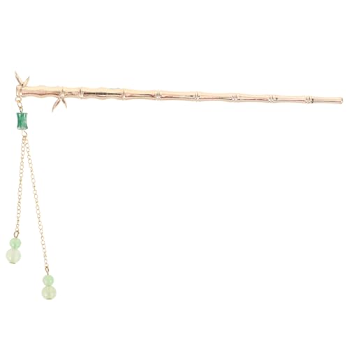 NIYANGLE Chinesische Haarnadel Aus Bambus Mit Quaste Eleganter Haarstab Für Damen Traditionelles Haaraccessoire Für Cheongsam Und Besondere Anlässe Vintage-stilvolle Frisurhilfe von NIYANGLE