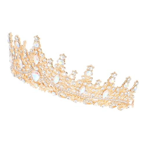 NIYANGLE Barock Tiara Stirnband Mit Strasssteinen Für Hochzeit Party Festzug Prinzessin Königin Geburtstag Abschlussball Brautkrone Tiara von NIYANGLE