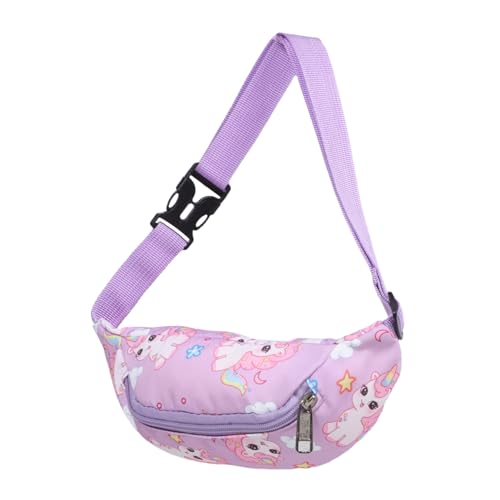NIYANGLE Bauchtasche Verstellbar Mädchen Crossbody Hüfttasche mit Buntem Print Sling Bag Kompakt Robust Vielseitig für Reisen und Freizeit von NIYANGLE