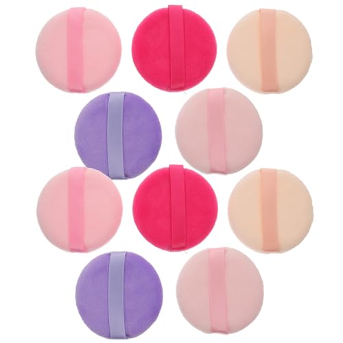 NIYANGLE Boxen Beflockung Make-up Beauty Foundation Für Frauen Zufällige Farbe Puderquasten Foundation-quasten Trockenquasten Make-up-tools von NIYANGLE