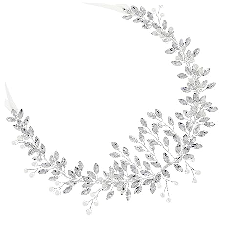 NIYANGLE Luxuriöse Hochzeits Stirnband Für Bräute Handgemachtes Haarschmuckstück Für Festliche Anlässe Und Hochzeiten Elegant Und Komfortabel Für Hochzeitskleider von NIYANGLE