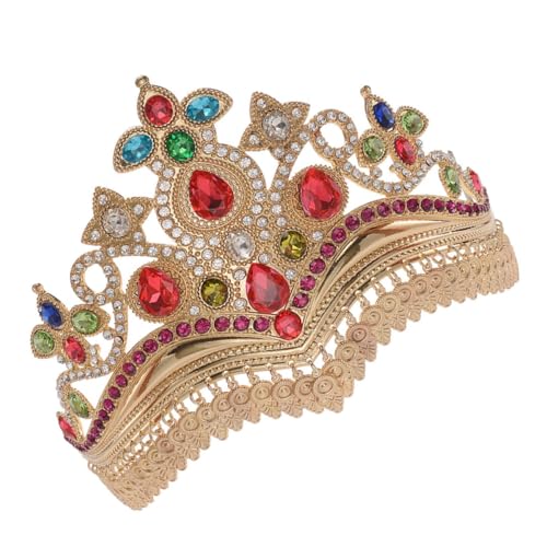 NIYANGLE Braut Haarschmuck Strass Tiara Hochzeit Stirnband Damen Elegantes Diadem für Hochzeit Brautfest Festliche Kopfbedeckung von NIYANGLE