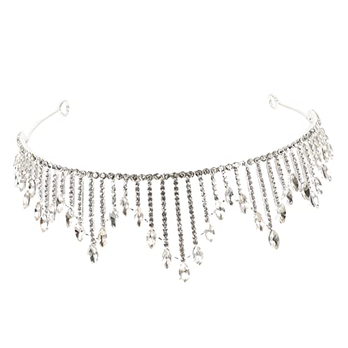 NIYANGLE Braut Tiara aus Hochzeitskrone für Damen Funkelndes Diadem für Partys und Besondere Anlässe Perfektes Haaraccessoire zur Dekoration Handgefertigt von NIYANGLE