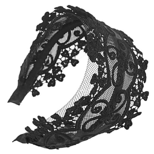 NIYANGLE Breites Spitzen Stirnband Vintage Kopfschmuck Haar-accessoire Für Damen Party Stirnbänder Spitzenhaarband Für Frauen NIYANGLE Breites Spitzen Stirnband Vintage Kopfschmuck Haar-accessoire Für Damen Party Stirnbänder Spitzenhaarband Für Frauen von NIYANGLE