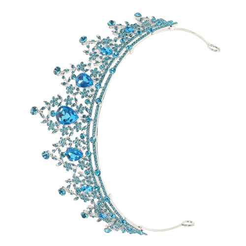 NIYANGLE Bridal Tiara Baroque Stil Hochzeit Krone mit Strass Glitzer Retro Gothic Braut Haarschmuck für Damen und Prinzessinnen Festliche Anlässe Wie Hochzeit und Party von NIYANGLE