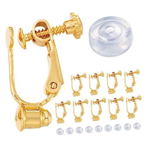 NIYANGLE DIY Ohrclip Converter Teilig Schmerzfreie U Förmige Ohrclip Basen aus Legiertem Material mit Weichen Silikonpads Langlebig und Hautfreundlich für Schmuckherstellung und NIYANGLE DIY Ohrclip Converter Teilig Schmerzfreie U Förmige Ohrclip Basen aus Legiertem Material mit Weichen Silikonpads Langlebig und Hautfreundlich für Schmuckherstellung und von NIYANGLE