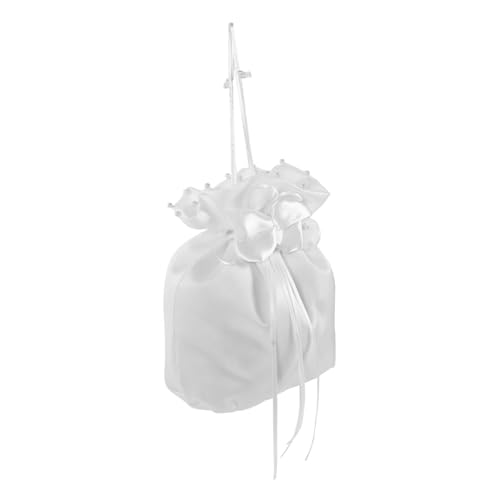 NIYANGLE Damen Abendtasche Hochzeit Brauttasche Handtasche Festlich Vielseitig Verwendbar als Makeup und Blumenbeutel Stilvolles Design für Formelle Anlässe von NIYANGLE