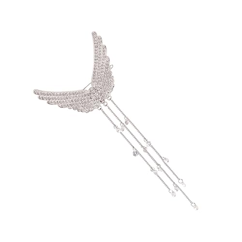NIYANGLE Damen Flügel Quasten Haarklammer Haarspange zur Dekoration für Haartypen Geeignet Sicher und zur Kopfhaut für Zöpfe und von NIYANGLE