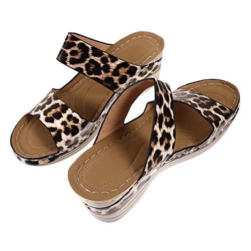 NIYANGLE Süße Damensandalen Mit Keilabsatz Sommer-strandsandalen Aus Hochwertigen Materialien Atmungsaktiv Und Komfortabel Für Strandpartys Outdoor-aktivitäten Und Shopping von NIYANGLE