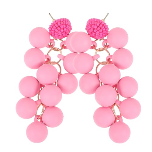 NIYANGLE Damen Ohrringe Bunte Trauben Ohrhänger Einzigartiges Design Zarte Tropfenohrringe für Teenager Mädchen Party Dating Schmuck NIYANGLE Damen Ohrringe Bunte Trauben Ohrhänger Einzigartiges Design Zarte Tropfenohrringe für Teenager Mädchen Party Dating Schmuck von NIYANGLE