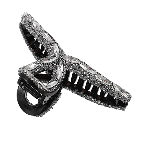 NIYANGLE Strass-klauenklammer Haarklammer Rutschfeste Kieferklammer Haarspange Für Frauen Kopfschmuck-haarspange Klemmbackenklammer Frauen-haarspange Haarklammer Mit Strasssteinen Elegant von NIYANGLE