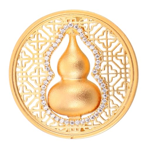 NIYANGLE Duftende Hebezeuge Brosche Vintage chinesische Opernbrosche Broschen im chinesischen Stil Frauen Reversnadel Revers Brosche Pullover Schalnadel Ansteckbrosche Kupfer Golden von NIYANGLE