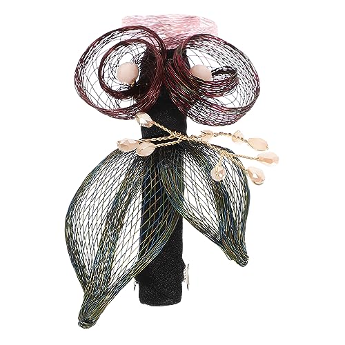 NIYANGLE Haarspange für Mädchen Hochzeit Elegant aus Kupferdraht mit Strass für Dickes Haar Pferdeschwanz Clip von NIYANGLE