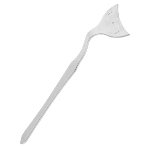 NIYANGLE Eyeliner-hilfe Wimpernschablone Wimpernschutz Für Wimperntusche Augenlidmaßnahme Lidschattenschablonen Für Augen Eyeliner -schablonen Rostfreier Stahl Silver von NIYANGLE