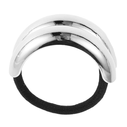 NIYANGLE Geometrische Haargummis Aus Metall Elastische Haarbands Legierung Wickel Für Frauen Stirnband Zopfringe Diy Haaraccessoires Pferdeschwanzhalter Kopfbedeckung Schmuck Für Hochzeit von NIYANGLE
