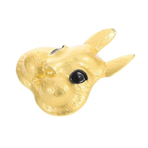 NIYANGLE Fette Kaninchenbrosche Vintage Kaninchen Brosche Goldene Brosche Kaninchen Goldene Tierbrosche Hochzeit Brosche Häschen-Brosche-Abzeichen Hasen Reversnadel Hase Brosche Legierung von NIYANGLE