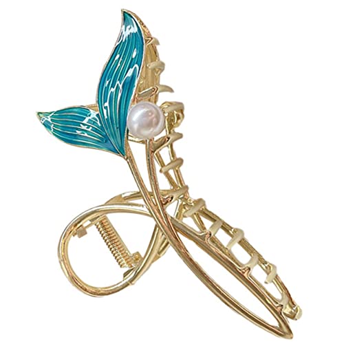 NIYANGLE 9897a Haarspange Für Damen Große Rutschfeste Haarklammer Langlebigem Metall Für Frisuren Bei Partys Dates Alltag von NIYANGLE