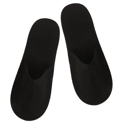 NIYANGLE Flauschige Filz Hausschuhe Damen und Herren Rutschfest Geschlossen Weich und Formbeständig als Gäste und Spa Slipper für Sauna Hotel und Zuhause Pflegeleicht und Langlebig von NIYANGLE