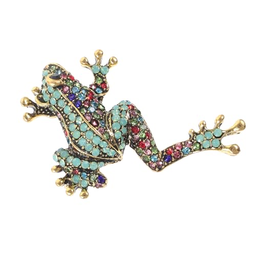 NIYANGLE Frosch-anstecknadel Dekorative Metallbrosche Für Kleidung Schalnadel Für Jacken Hüte Rucksäcke Ästhetische Kragennadel von NIYANGLE