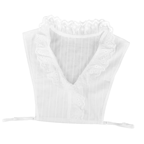 NIYANGLE Kragen Für Damen Abnehmbar Falscher Hemdkragen Kragenbefestigung Weichem Material Angenehmes Tragegefühl Schlichtes Design Praktisch Dekorativ Accessoire Für Kleidung von NIYANGLE