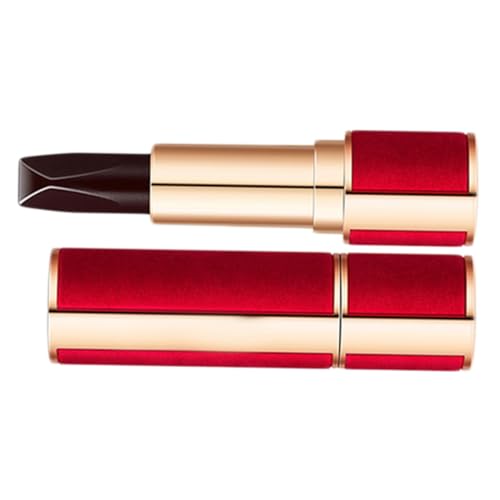 NIYANGLE Glänzender Lippenstift in Metallic-farben Dreifarbiger Mattierender Lippenstift Für Frauen Und Mädchen Langanhaltend Und Pflegend Für Makeup Und Besondere Anlässe von NIYANGLE