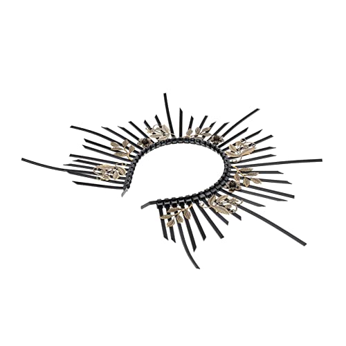 NIYANGLE Gothic Haarreif Damen Schwarzes Heiligenschein Haarband für Festivals Partys Haarschmuck für Hochzeiten Engagements und Besondere Anlässe Komfortabel NIYANGLE Gothic Haarreif Damen Schwarzes Heiligenschein Haarband für Festivals Partys Haarschmuck für Hochzeiten Engagements und Besondere Anlässe Komfortabel von NIYANGLE
