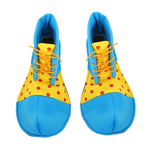 NIYANGLE Große Clownschuhe für Herren Halloween Kostüm Zubehör Langlebige Bühnenschuhe für Cosplay Karneval Party und Verkleidung von NIYANGLE