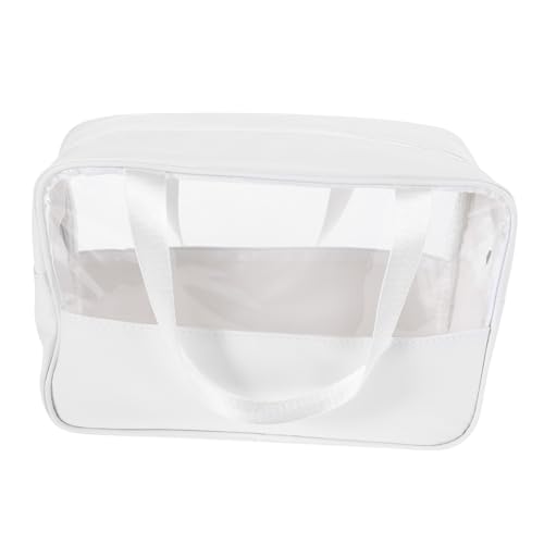 NIYANGLE Große Kapazität wasserdichte Reisetasche Für Damen Tragbare Kosmetiktasche Mit Mehreren Fächern Und Stylishem Patchwork-Design Für Make-up Und Toilettenartikel Unterwegs von NIYANGLE