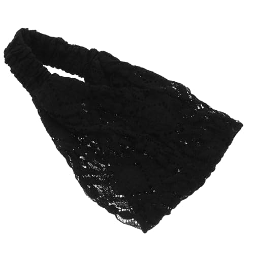 NIYANGLE Spitzenstirnbänder Für Damen Satin-haarband Elastische Kopfbedeckung Mit Floraler Spitze Haaraccessoires Für Hochzeiten Und Partys von NIYANGLE