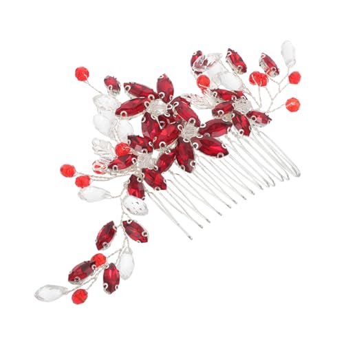 NIYANGLE Haarkamm Für Braut Mit Strasssteinen Hochzeit-haaraccessoire Dekorativer Clip Für Frauen Elegantes Styling-tool Für Formelle Anlässe von NIYANGLE
