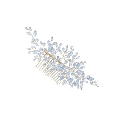 NIYANGLE Haarkamm Für Braut Hochzeit Haarnadeln Kopfschmuck Fotografie Requisiten Schmuck Für Damen Party Geburtstagsgeschenk von NIYANGLE