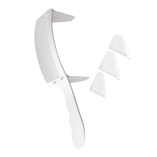 NIYANGLE Haarkamm-set Für Männer Mit Verstellbarem Styling-kamm Und Ergonomischem S-förmigem Design Für Präzises Schneiden Und Einfache Positionierung Der Haarsträhnen von NIYANGLE