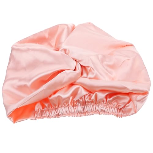 NIYANGLE Haarkappe Nachtschlafmütze Schlafmütze aus Seide kahl Seidenhaarwickel zum Schlafen häuten Hüte Badehut Mütze aus Kunstseide Mädchen Duschkappen Haarhaube Die Seide von NIYANGLE