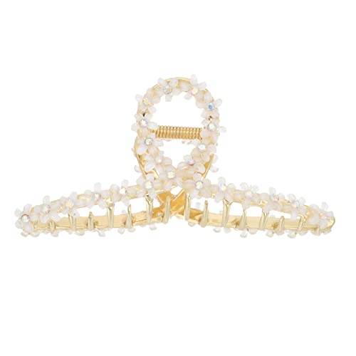 NIYANGLE Haarklammer für Dickes Haar Eleganter Haarclip mit Strasssteinen für Damen Praktischer Haarschmuck für Alltag und Besondere Anlässe von NIYANGLE