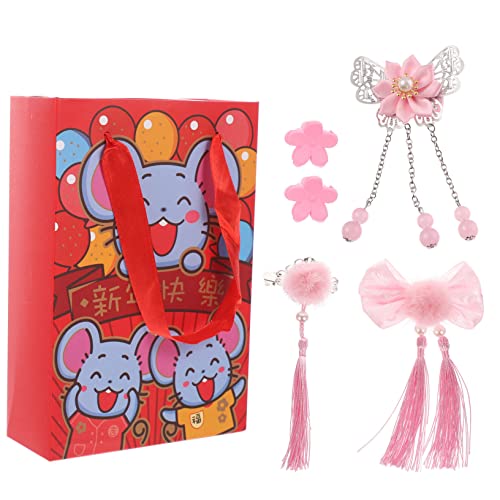 NIYANGLE Haarnadeln Mit Quasten Chinesischer Stil Für Neujahrsfest Eleganter Haarschmuck Für Mädchen Für Partys Und Tägliche Outfits Langlebig Und von NIYANGLE