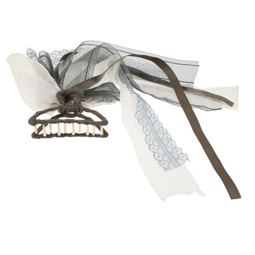 NIYANGLE Hair Bow Haarklammer Mit Zarter Spitze Und Streamer-design Süßes Haarschmuckstück Für Täglichen Gebrauch Für Mädchen Und von NIYANGLE