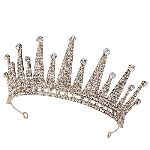 NIYANGLE Haarschmuck für Damen Kristallkrone für Hochzeiten Verlobungen und Partys Leicht und Langlebig Perfektes Accessoire für Brautkleider von NIYANGLE